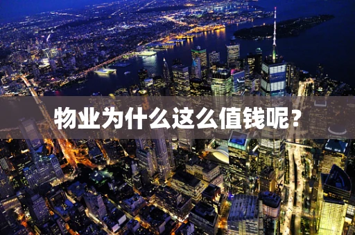 物业为什么这么值钱呢？