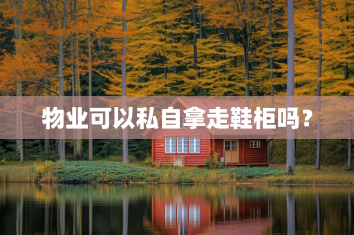 物业可以私自拿走鞋柜吗？