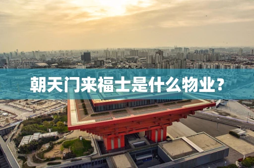 朝天门来福士是什么物业？
