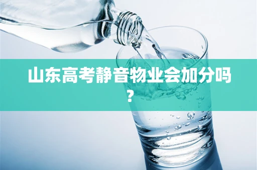 山东高考静音物业会加分吗？