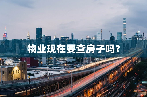 物业现在要查房子吗？