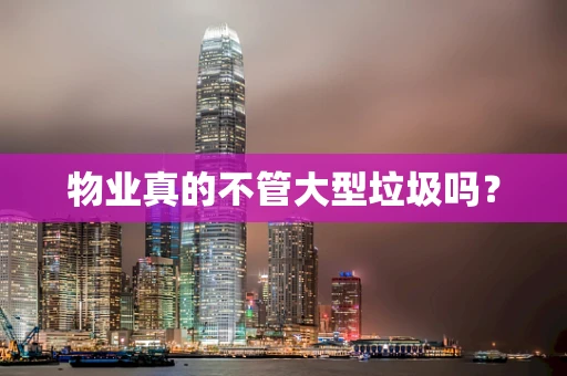 物业真的不管大型垃圾吗？