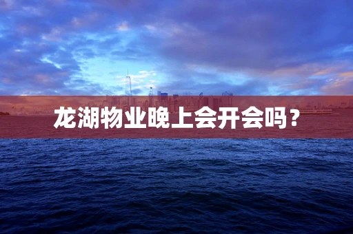 龙湖物业晚上会开会吗？