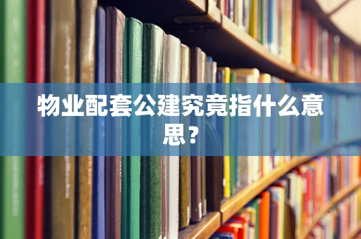 物业配套公建究竟指什么意思？