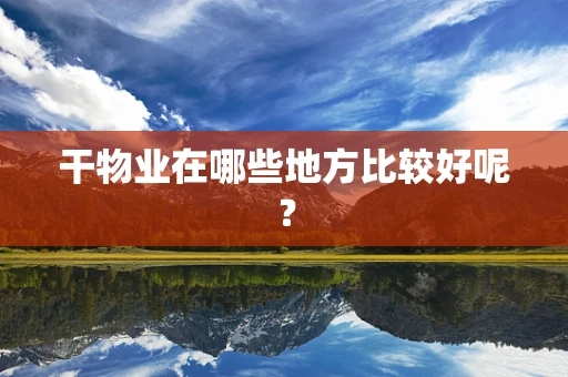 干物业在哪些地方比较好呢？